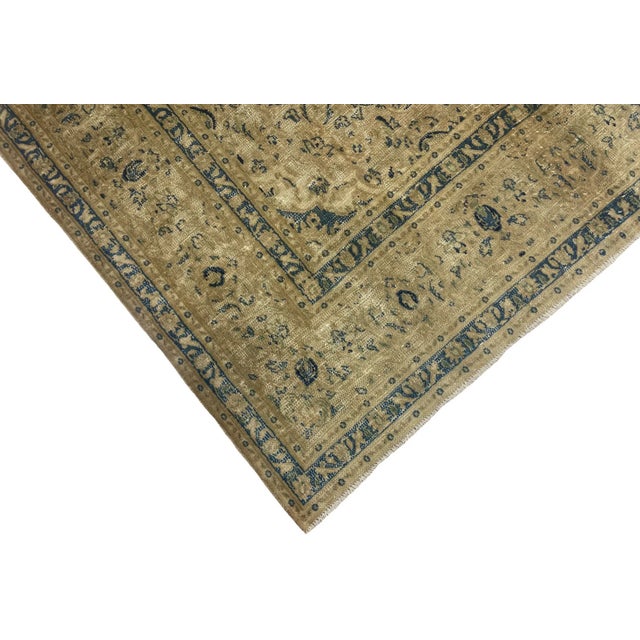 Vintage Middle Eastern Hand-Knotted Rug For Sale - Image 4 of 6
