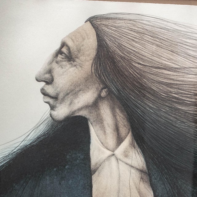 1980s 1980s Large Frank Howell Signed and Numbered Lithograph "Bouquet" For Sale - Image 5 of 8