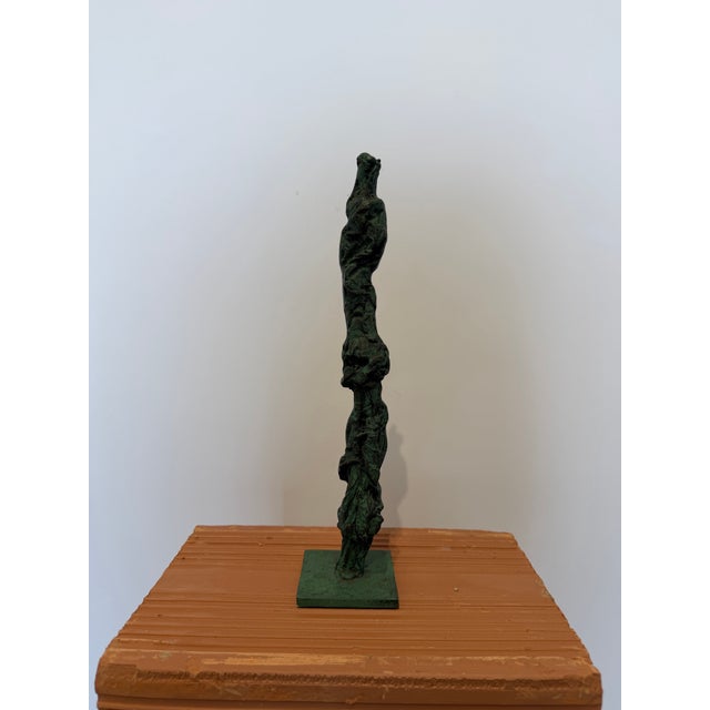 1990s Dirce De Assis Cavalcanti Attr. Bronze Patinated Brutalist Sculpture, 1990s For Sale - Image 5 of 14