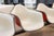 1950s Charles & Ray Eames Herman Miller Tandem 4 Seat Fiberglass Shell Chair Bench For Sale - Image 5 of 8