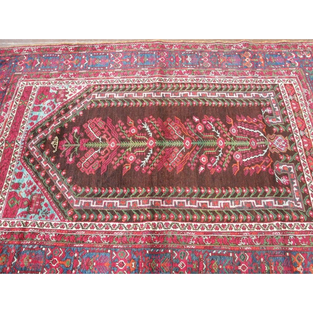 Textile Antique Caucasian Karabagh Prayer Rug For Sale - Image 7 of 9