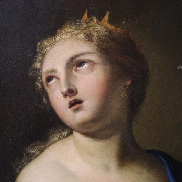 Early 18th Century Unknown, the Death of Cleopatra, 1720, Oil & Copper For Sale - Image 5 of 15