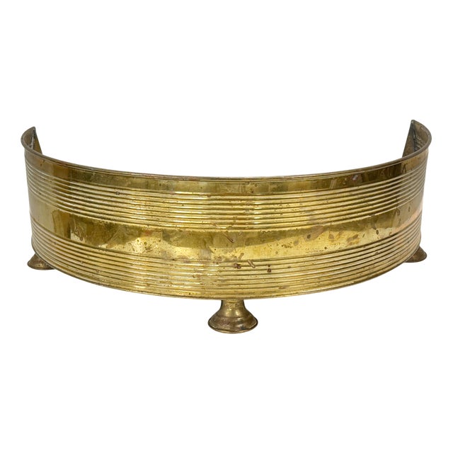 Vintage Brass Guard by Carl Lunds F.A.B, 1930s For Sale