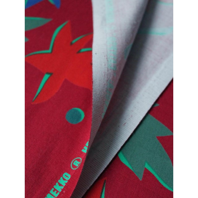 1980s Calypso Fabric in Cotton by Heikki Orvola for Marimekko, 1987 For Sale - Image 5 of 8