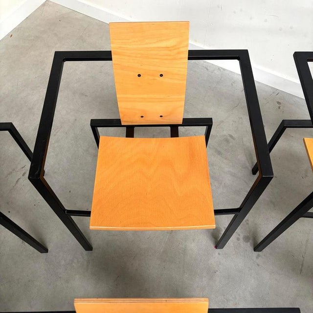 Trix Dining Chairs from KFF, 1980s, Set of 6 For Sale - Image 11 of 16