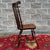 Vintage Nichols & Stone American Traditional Solid Cherry Comb Back Windsor Dining Chair / Desk Chair For Sale - Image 9 of 15