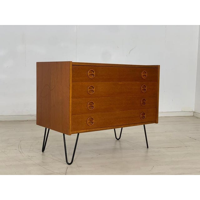 Danish Teak Chest of Drawers For Sale - Image 3 of 9