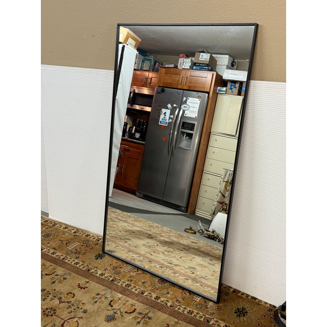 Elegant Lighting Eternity Mirror, Black For Sale - Image 9 of 12