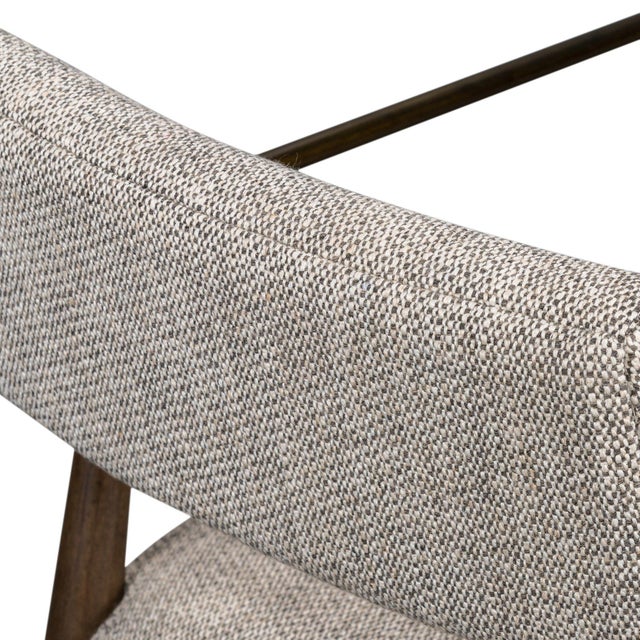 Four Hands Waldon Dining Chair - Thames Coal For Sale - Image 4 of 12