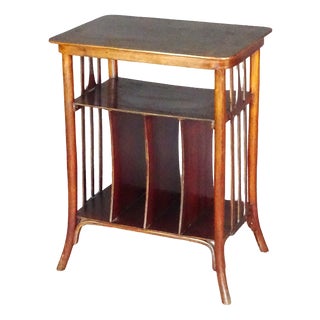 Side Table by Kolomann Moser Sheet Music Holder for Kohn, 1905 For Sale