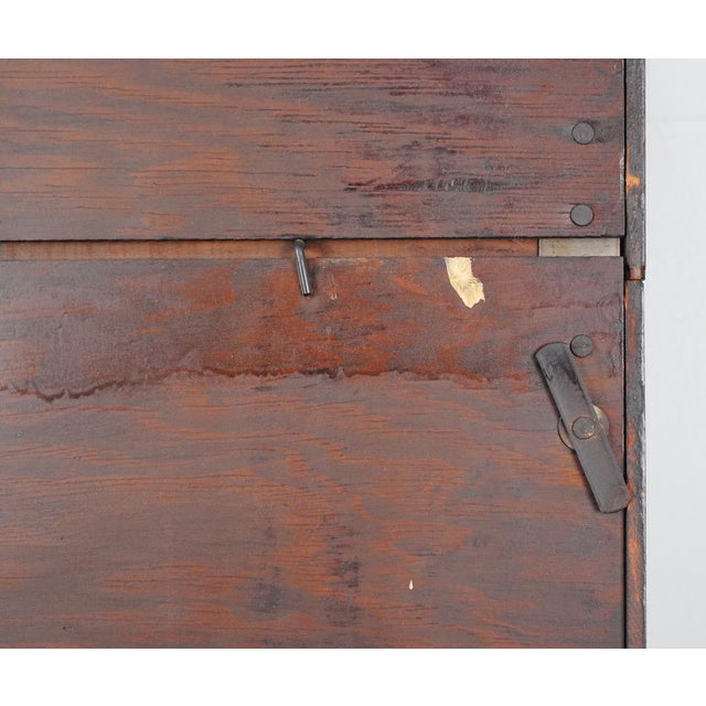 Antique Lundstrom Wooden Barrister Bookcase For Sale - Image 16 of 16