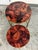 Vintage Penn Shell Mosaic Top + Metal Nesting Tables, Pair For Sale - Image 4 of 12