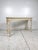Vintage Faux Bamboo Chinese Chippendale Console Table For Sale - Image 4 of 9