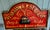 An antique, vintage-style 19th- century or early 20th-century medical sign. It measures 3 feet long x 2 feet in height and...