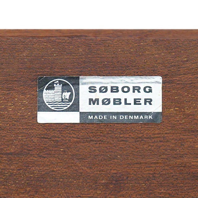 Bedside Tables by Børge Mogensen for Soborg Mobler, 1950s, Set of 2 For Sale - Image 13 of 15