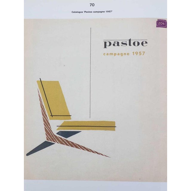 Dimensions 48 x 65 x 71 cm (lxwxh) Seat height: 38 cm I have official proof of authenticity such as vintage catalogs,...