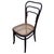 Art Nouveau 1920 Art Deco Bent Oak & Cane Chair No. 144 Attributed to Thonet For Sale - Image 3 of 9