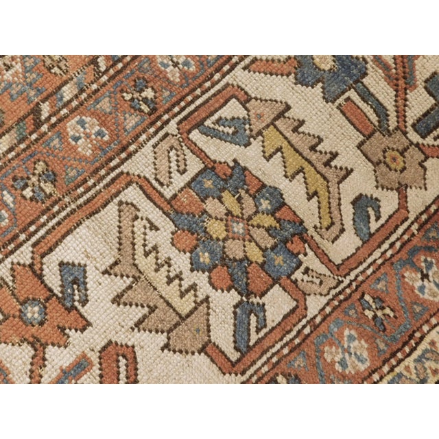 Antique Persian Rug- 3′10″ × 6′2″ For Sale - Image 12 of 13