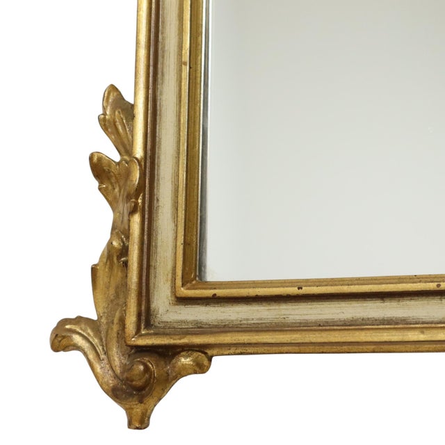 Baroque Style Gold Leaf Mirror from Deknudt, 1970s For Sale - Image 16 of 18