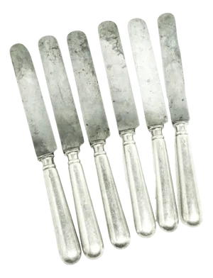 Knifes by Berndorf, Germany, 1930s, Set of 6