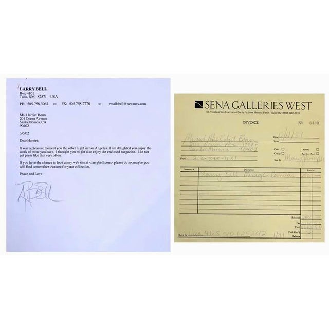 Larry Stuart Bell -Mirage Painting 1989 Abstract MIX Media on Canvas For Sale - Image 11 of 13