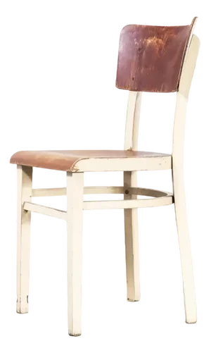 Bentwood Painted Dining Chair by Thon, 1950s