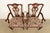 1980s Henredon Georgian Carved Mahogany Armchairs, Pair For Sale - Image 5 of 16