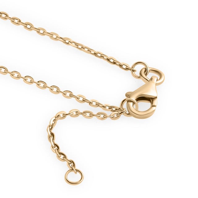 Not Yet Made - Made To Order 14k Gold Clover Leaf Black Onyx Necklace for Her, Protection Jewelry For Sale - Image 5 of 7