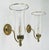 Charles Edwards 1990s Charles Edwards London Brass Hurricane Wall Sconces - a Pair For Sale - Image 4 of 18