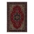 Vintage Persian Tabriz Rug With Red-Blue Patterns by Rug & Kilim For Sale