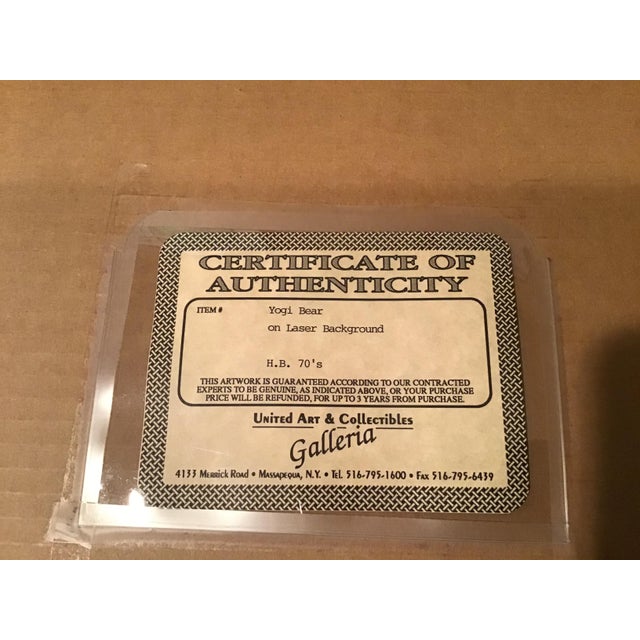 American Yogi Bear 1970 Original Annimation Art For Sale - Image 3 of 3
