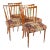 Leslie Diamond for Conant Ball Style Mid Century Dining Chairs - Set of 4 For Sale