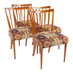 Leslie Diamond for Conant Ball Style Mid Century Dining Chairs - Set of 4