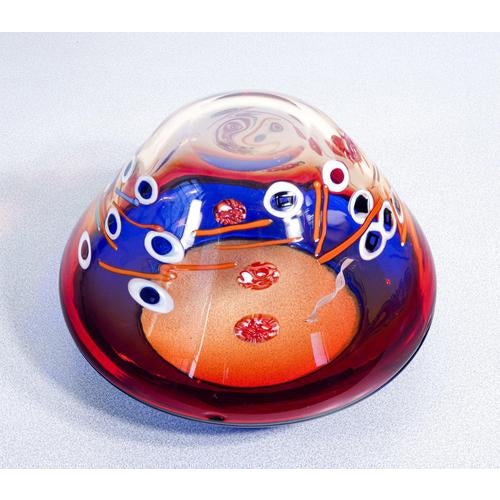 Vase in Blown Murano Glass by Stefano Toso For Sale - Image 11 of 18