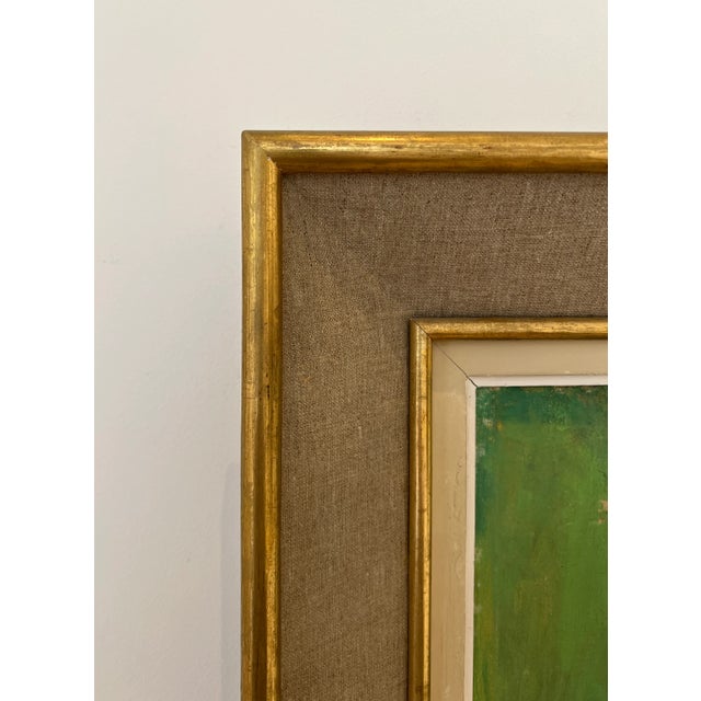 Alois Wittlin, Personnage Assis, Gong Hill, Frontière du Tanganyika, Kenya, 1952, Oil on Wood, Framed For Sale - Image 9 of 13