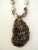 1980s Mother-Of-Pearl Sterling Silver 'Love' Many Hearts Pendant Necklace For Sale - Image 4 of 4