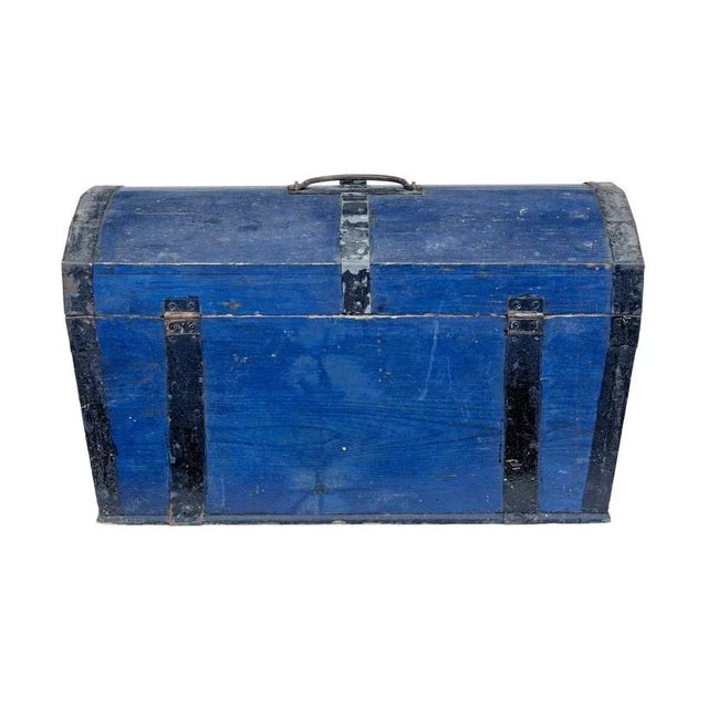 Small Mid 19th Century Swedish Dome Top Box For Sale - Image 9 of 9