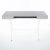 Metal Cosimo Desk with Grey Glossy Lacquered Top and White Lacquered Frame by Marco Zanuso Jr. for Adentro For Sale - Image 7 of 11