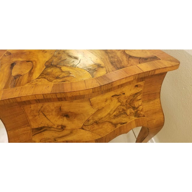 Final Clearance Thru 2025 Only Maitland-Smith Inspired Oyster Burl BurlWood Italian Desk 20th Century For Sale - Image 9 of 12