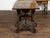Italian 18th Century Baroque Walnut Fratino Console Table with Carved Foliage For Sale - Image 10 of 12