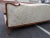 Wood French Louis XV Style Elegant Ivory 7.5' Sofa Serpentine Carved Back Curved Caned Sides Sale 2895 Mid-Century For Sale - Image 7 of 13