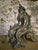 Rococo Antique French Bronze Andirons, 1900, Set of 2 For Sale - Image 3 of 16