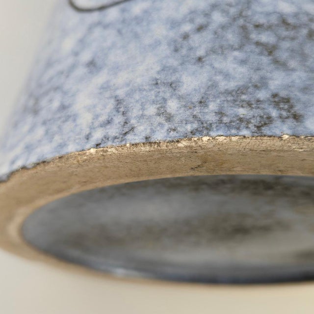 Vintage Vase in Red and Yellow Ceramic, 1950 For Sale - Image 10 of 16