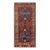 Classic and Traditional Red Background Color With Geometric Design Antique Konya Turkish Rug For Sale