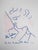 Jean COCTEAU The Blue Girl Original color lithograph Signed in the plate Not numbered On vellum 38 x 28 cm Excellent...