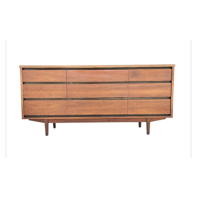 Mid Century Dresser Credenza by Stanley For Sale - Image 14 of 14