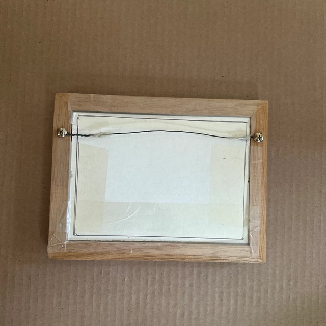 Traditional “Evening Row” Framed Signed Original Watercolor Seascape by Nancy Smith For Sale - Image 3 of 3