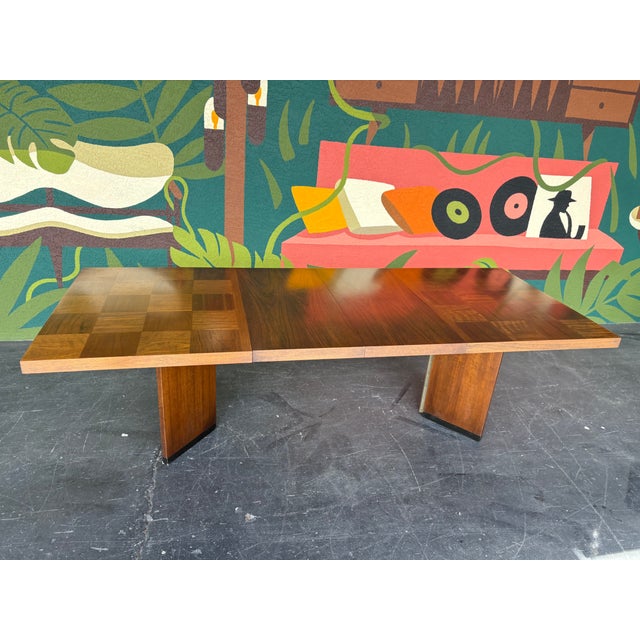 Mid-Century Modern Lane Staccato Brutalist Dining Table For Sale - Image 3 of 8