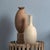 Ceramic Jamie Young Elevated Decorative Vase in Brown For Sale - Image 7 of 9