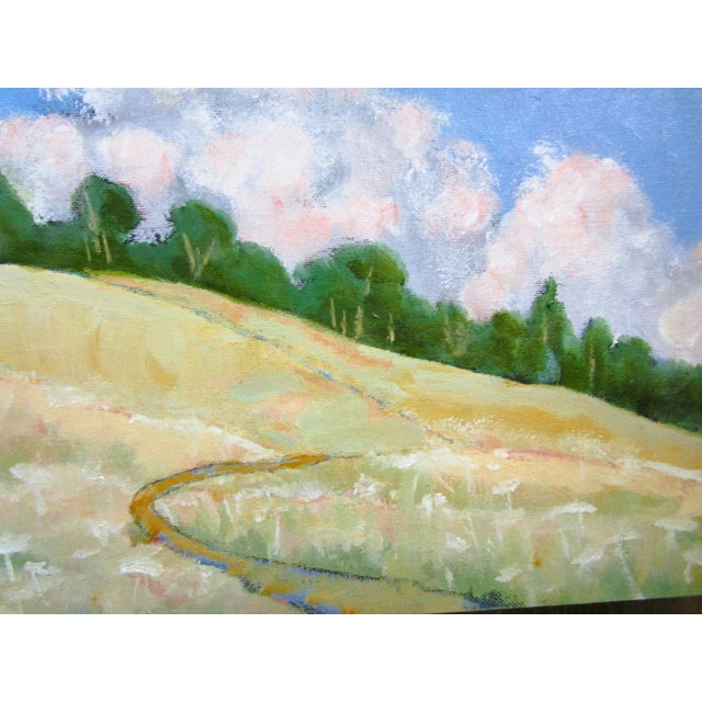 North Hill Sonoma, Lynne French California coast seascape landscape oil painting. The signed original painting measures...